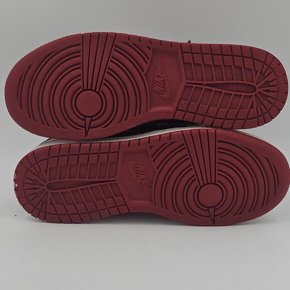 NIKE AIR JORDAN 1 MID SE (GS) GYM RED-PINK FOAM SZ 3.5Y-WOMENS SZ 5 [AV5174-600] - Picture 9 of 12